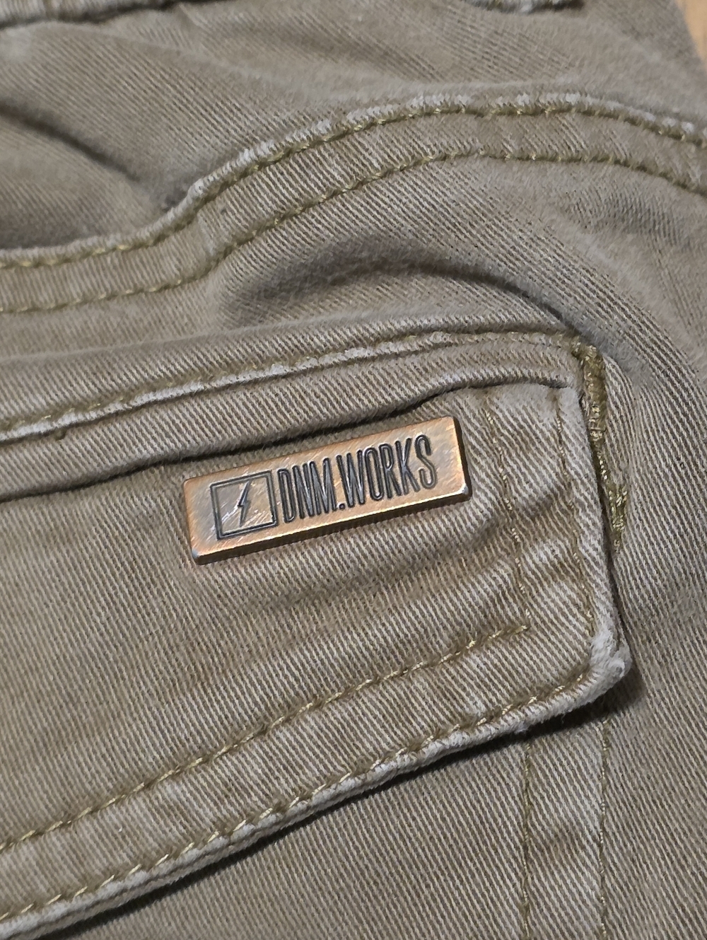 Jeaniologie Cohen TWL Men’s Joggers Slim Fit Cargo Pants L 32 Khaki Twill F16 - Picture 15 of 16